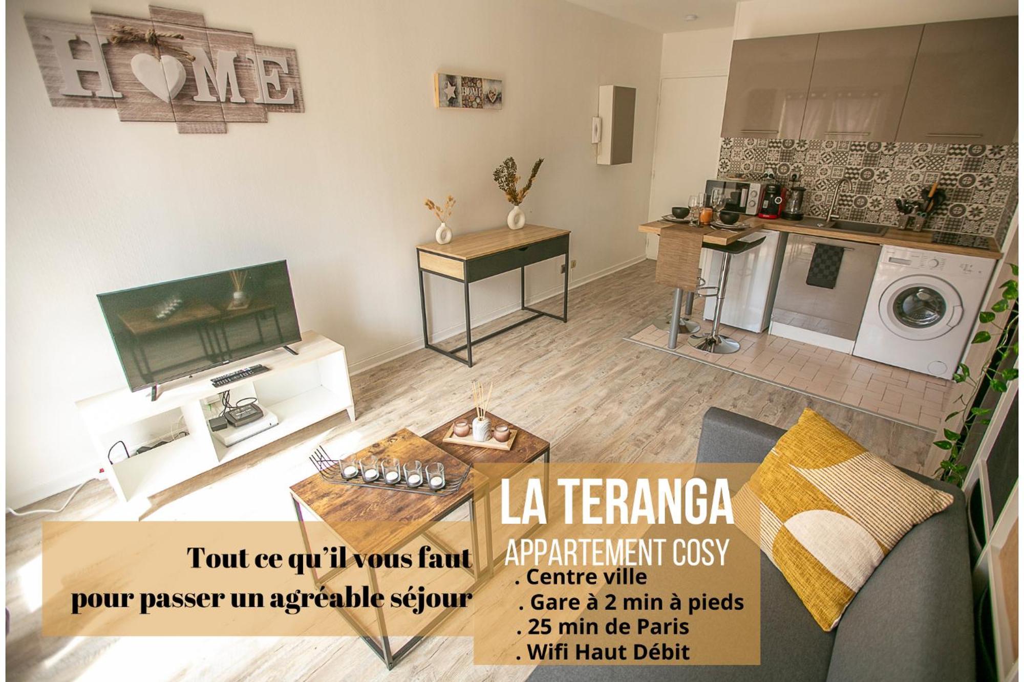 La Teranga - Wifi - Coeur De Ville - Gare Les Mureaux Exterior foto